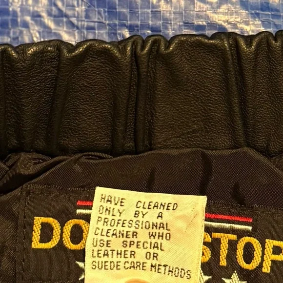 Vintage Don’t Stop Women’s Size Large Black Leather Pants - Picture 7 of 9